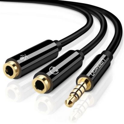 Câble Ugreen audio jack 3.5mm Male vers Male plat à angle Câble - 1M  (10597) prix Maroc