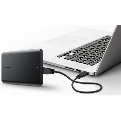 TOSHIBA - Disque dur externe - Canvio Flex - 4To - USB 3.2 / USB-C - 2,5  (HDTX140ESCCA) - La Poste