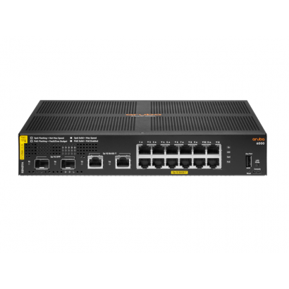 Switch manageable 12 ports HP Aruba 6000 12G Class4 PoE+ 2G/2SFP 139W (R8N89A)
