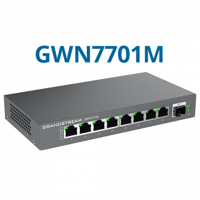 Switch réseau non géré 2.5G GRANDSTREAM 8 ports multi-Gigabit (GWN7701M)