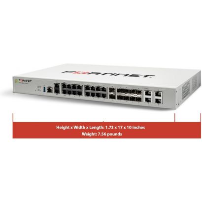 Pare-Feu Fortinet FortiGate-100F Unified Threat Protection (UTP) pendant 12 mois (FG-100F-BDL-950-12)