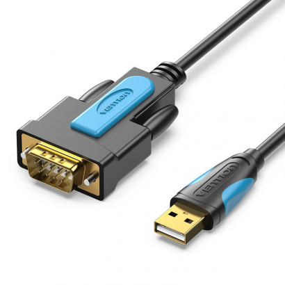 Cable VENTION 1.5m USB Male vers RS232 Male (VAS-C02-B150)