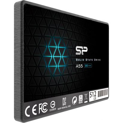 DISQUE DUR SSD 512GB SILICON POWER A55 2.5" (SP512GBSS3A55S25)