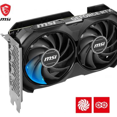 Carte Graphique MSI GeForce RTX 4060 Ti VENTUS 2X BLACK 8G OC (912-V515-077)