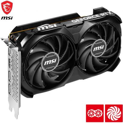 Carte Graphique MSI GeForce RTX 4060 VENTUS 2X BLACK 8G OC (912-V516-004)