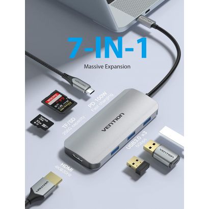 Vention 7-in-1 USB-C...